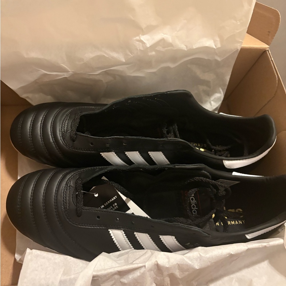 Adidas Copa Mundial Black and White Cleats